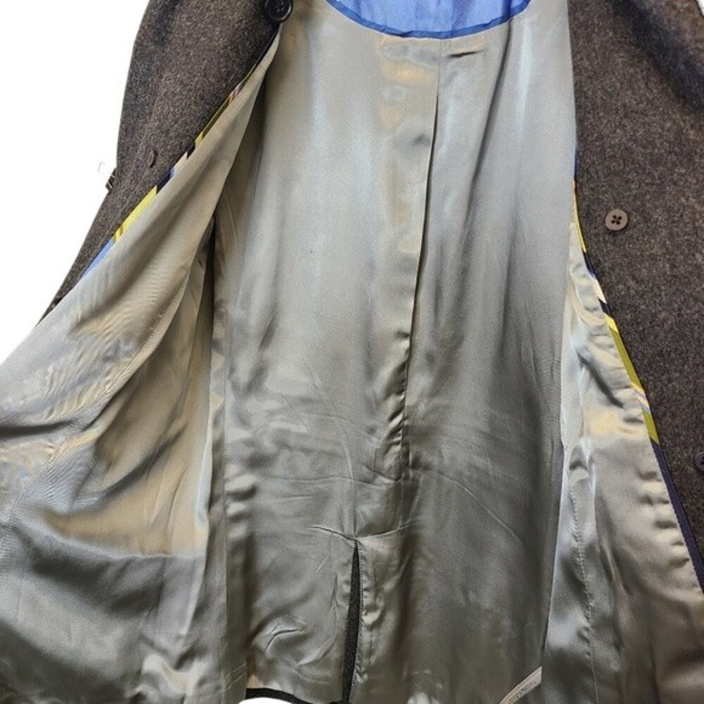 J. Crew Grey Double Breasted Woolblend Peacoat M - Picture 10 of 16